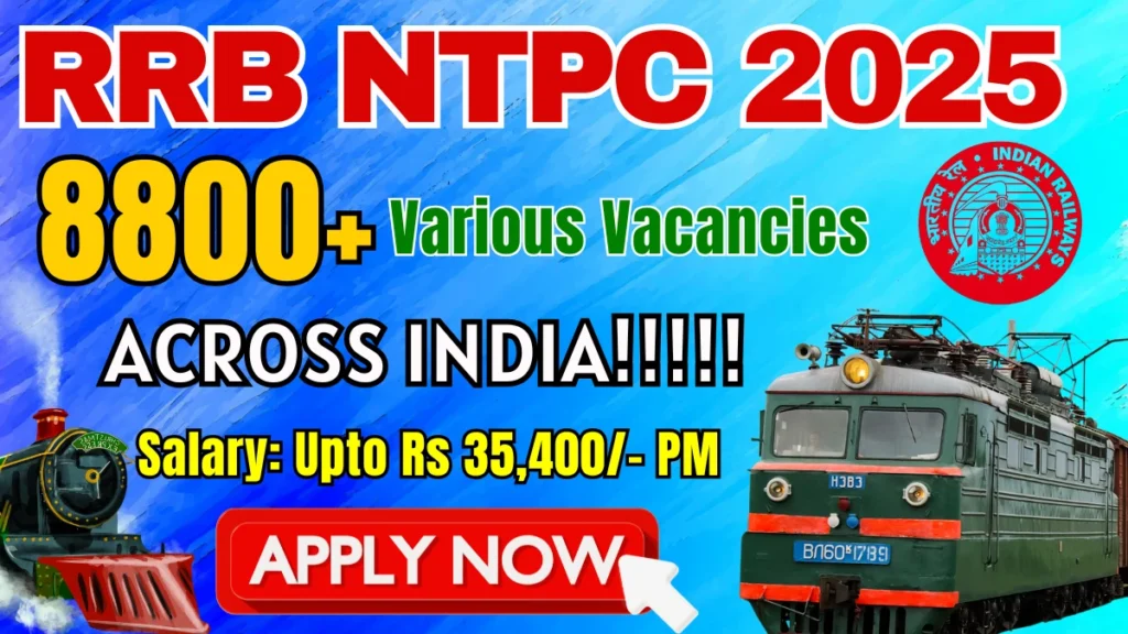 🚆 RRB NTPC Recruitment 2025–26