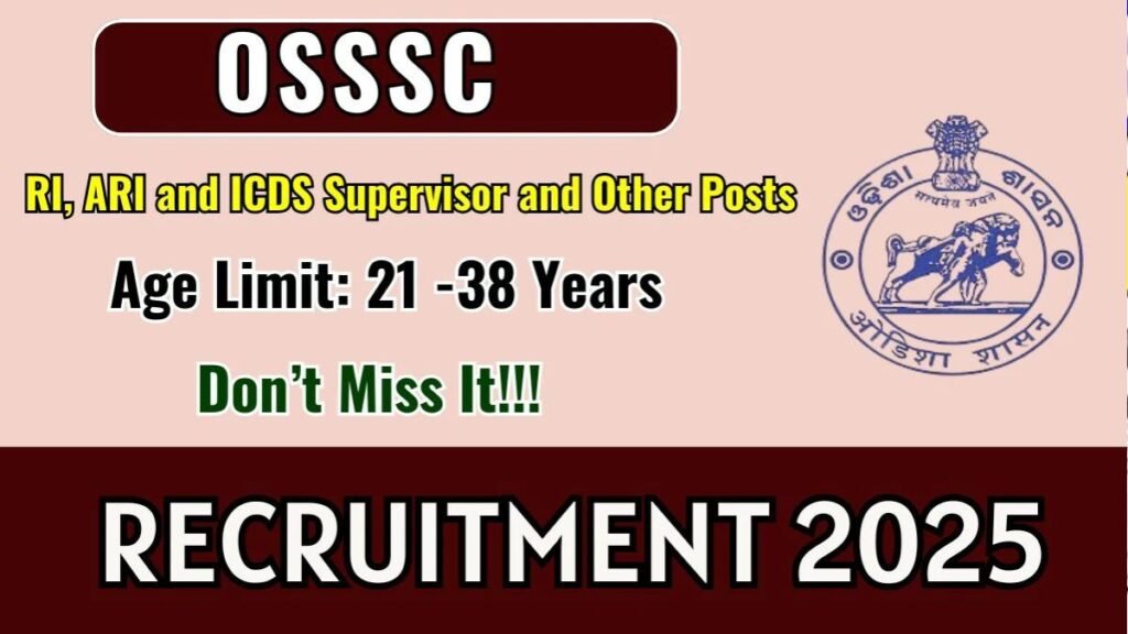 OSSSC CRE Recruitment 2026