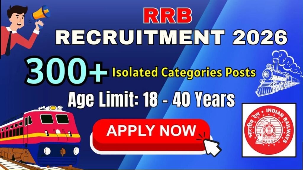 RRB Isolated Category Recruitment 2026